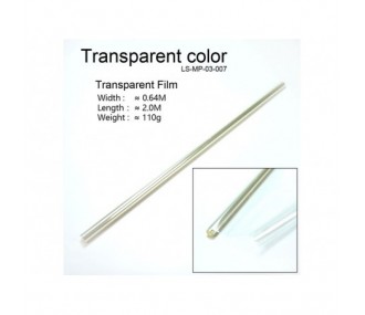 2m roll of transparent canvas (width 64cm)