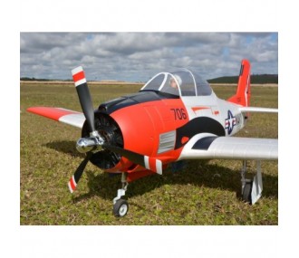 Aircraft FMS T-28 (V4) Red PNP approx.1.40m