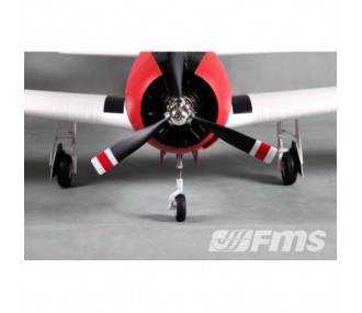 Aircraft FMS T-28 (V4) Red PNP approx.1.40m