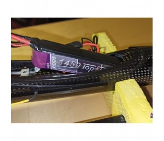 Batterie Lipo Hacker TopFuel Eco-X SLIM MTAG, lipo 3S 11.1V 1450mAh 20C prise XT60