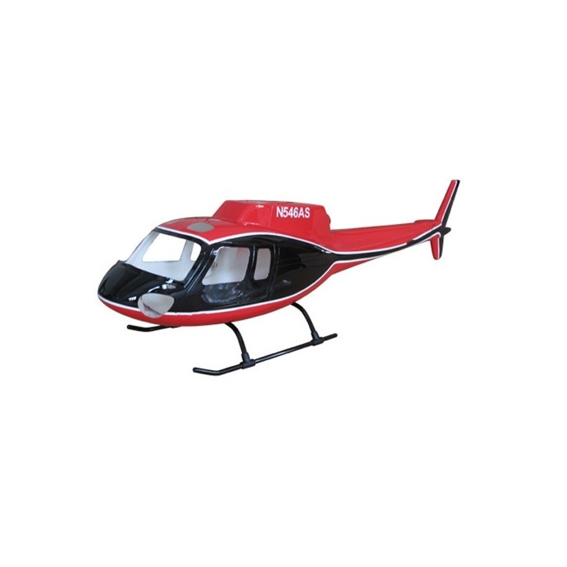 AS-350 negro/blanco/rojo clase 450