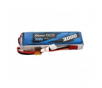 Batterie Tx Gensace lipo 2S 7.4V 3000mAh pour Frsky Taranis X9D 2019 plus / SE 2019