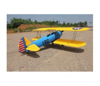 Dynam PT-17 Azul PNP Avión aprox. 1,30m