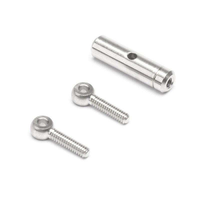 Turnbuckle brass nickel plated M2, 20-28mm KAVAN (2 pcs)