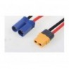 Cable de carga XT60 hembra EC5 macho - Amass