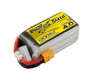 Battery Tattu R-line V4.0 lipo 6S 22.2V 1300mAh 130C XT60 socket