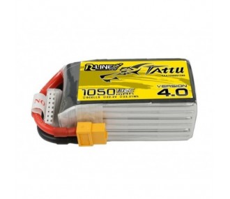 Batteria Tattu R-line V4.0 lipo 6S 22.2V 1050mAh 130C XT60