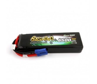 Akku Gens Ace Bashing-Series, Lipo 3S 11.1V 6500mAh 60C Steckdose EC5