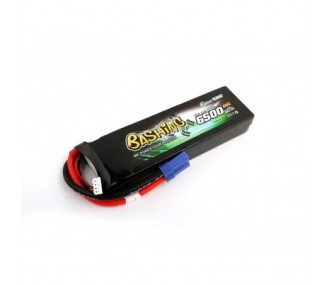 Gens Ace Bashing-Series Battery, Lipo 3S 11.1V 6500mAh 60C EC5 Plug