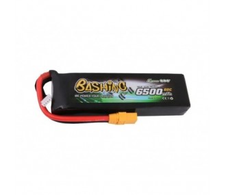 Batterie Gens Ace Bashing-Series, Lipo 3S 11.1V  6500mAh 60C Prise XT90