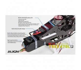 Align T-REX 470LP (plastica) Dominator KIT (RH47E03X)