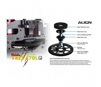 Align T-REX 470LP(Kunststoff) Dominator KIT (RH47E03X)