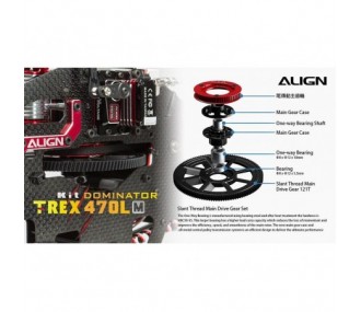 Align T-REX 470LM(Metal) Dominator KIT (RH47E06X)