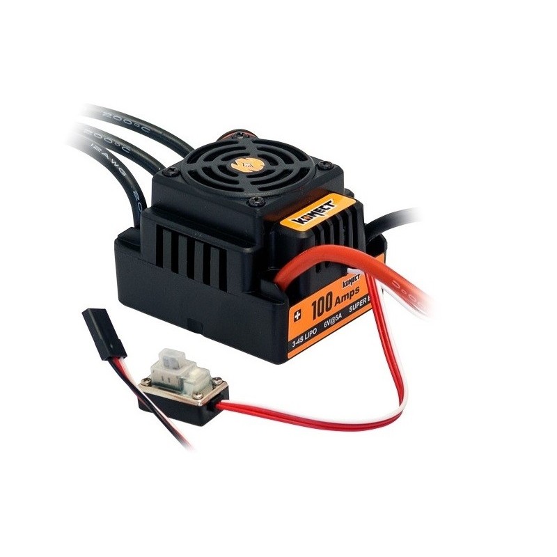 Regolatore brushless 1/8 100A impermeabile KONECT