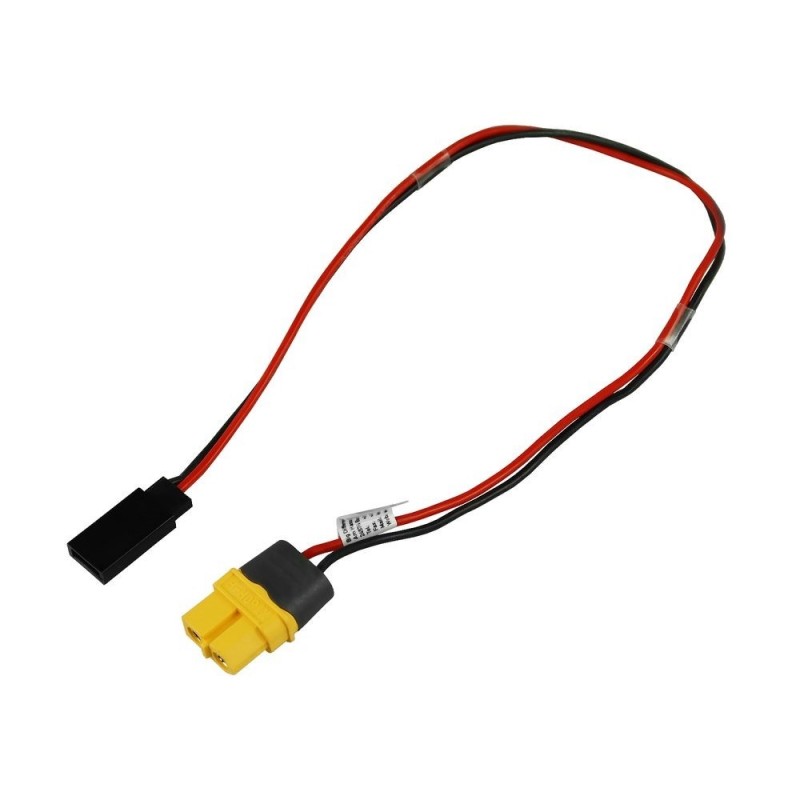 Cable de carga XT60 hembra servo jack JR/UNI (30cm)