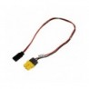 Cable de charge XT60 femelle  prise servo JR/UNI (30cm)