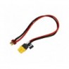 XT60 female charging cable DEANS Ultra Plug male (30cm)