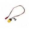 Cable de carga XT60 hembra JST BEC plug (30cm)
