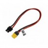 Cable de carga XT60 hembra TRAXXAS macho (30cm)