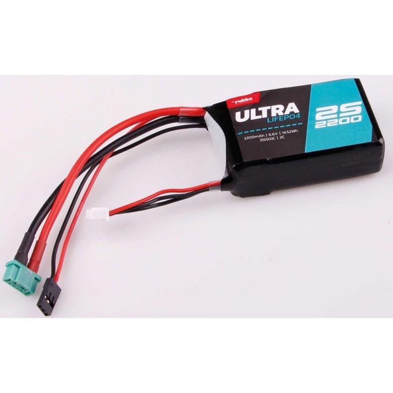 ROBBE Batteria LiFe 6,6V 2200mAh 25C JR/MPX