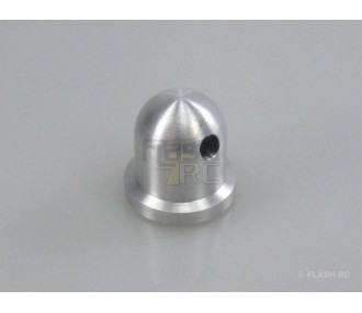 Dado a cono in alluminio UNF 1/4x28 TPI - Ø25mm, l=25mm