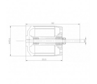 Brushless motor DM3630 (293g, 650kv, 950W) Pro-Tronik