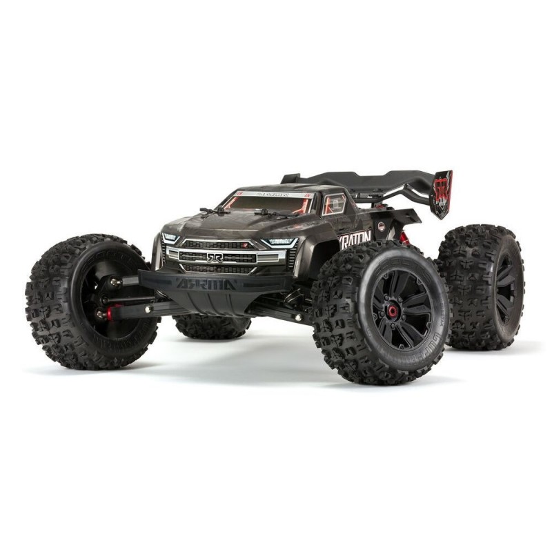 ARRMA 1/8 Kraton V4 4WD EXtreme Bash Roller Speed Monster Truck, Black