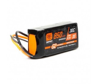 Batterie Smart G2 Lipo 3S 11.1V 850mAh 30C IC2 Spektrum