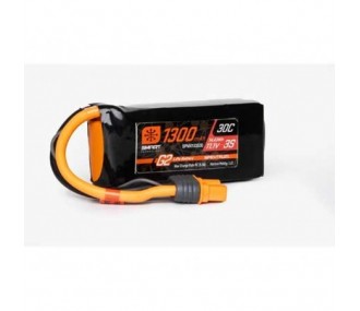 Smart G2 Lipo 3S 11.1V 1300mAh 30C IC3 Spektrum battery