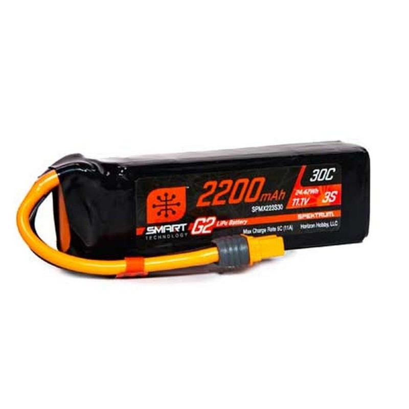 Batería Smart G2 Lipo 3S 11.1V 2200mAh 30C IC3 Spektrum