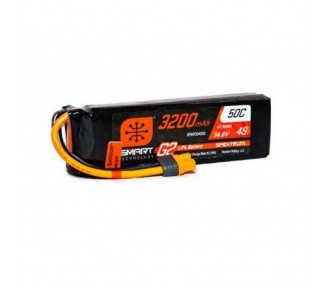 Smart G2 Lipo 4S 14.8V 3200mAh 50C IC3 Spektrum battery