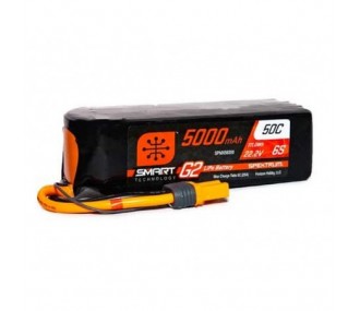 Batterie Smart G2 Lipo 6S 22.2V 5000mAh 50C IC5 Spektrum