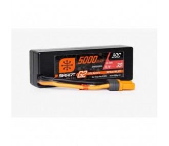 Smart G2 Lipo 3S 11.1V 5000mAh 30C Hard Case IC5 Spektrum Battery