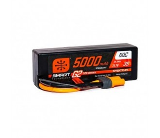 Batería Smart G2 Lipo 3S 11.1V 5000mAh 50C Hard Case IC5 Spektrum