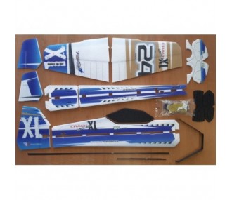 RC Plane Factory Crack Yak XL Blue-Gold approx. 1.00m