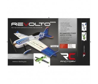 Avion RC Factory Revolto Green env. 1.02m