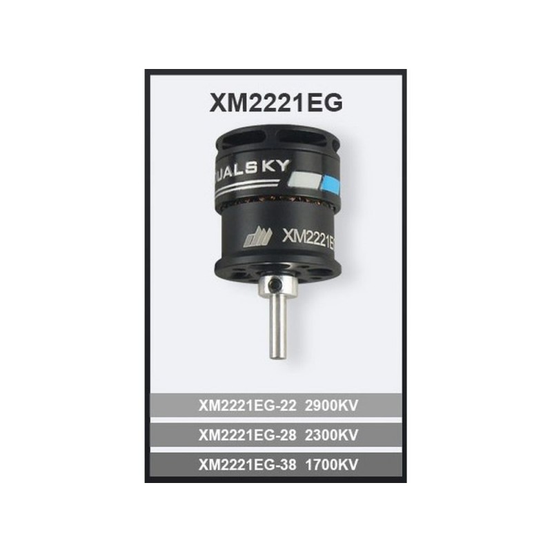 Dualsky-Motor XM2221EG-22 (23g, 2900kV, 126W)