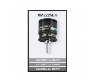 Dualsky XM2225EG-16 motor (32g, 2300kV, 178W)