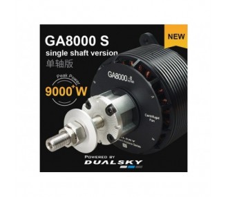 Motor Dualsky GA8000.9S - Single Shaft Edition (1140g, 140kV, 4000W)