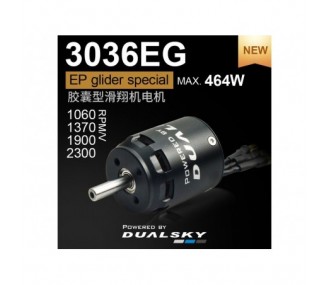 Dualsky XM3036EG-14 motor (89g, 1060kV, 464W)