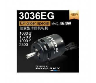 Motor Dualsky XM3036EG-14 (89 g, 1060 kV, 464 W)