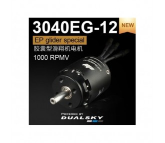 Dualsky XM3040EG-12 motor (104g, 1000kV, 560W)