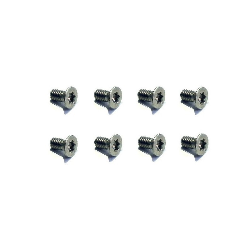 Set of 8 screws for radio backplane JETI DS14/16/24