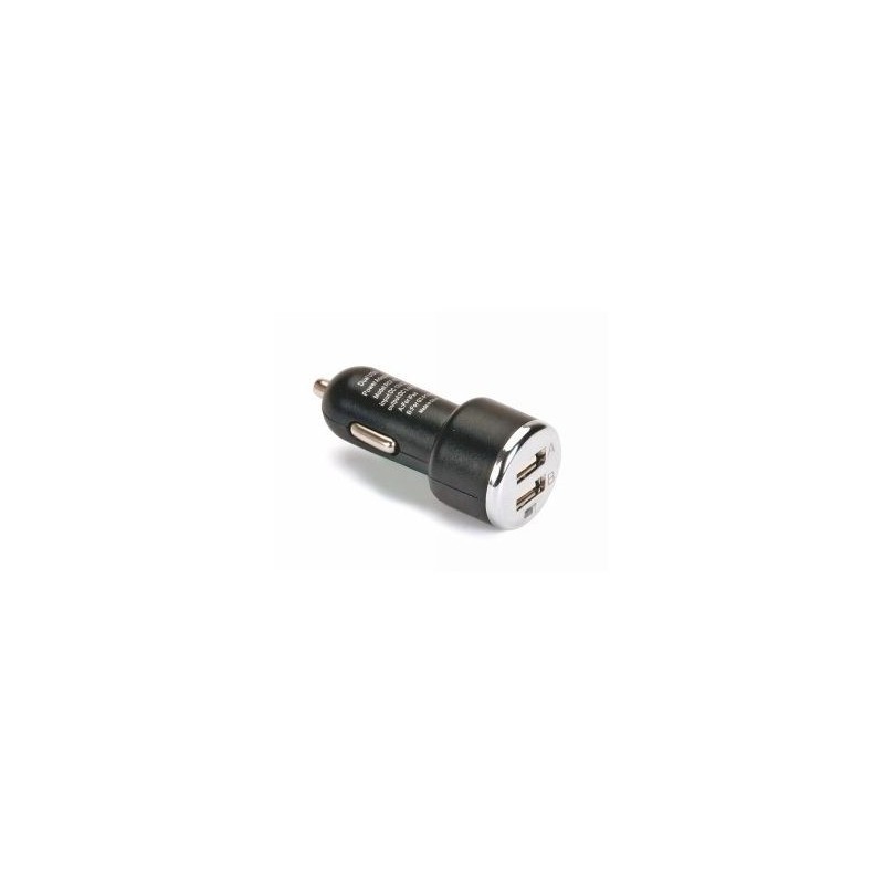 Adaptador mechero -> doble salida USB 5V 1A