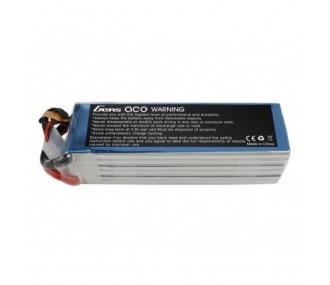 Batterie Gens ace lipo 6S 22.2V 3000mAh 60C prise EC5