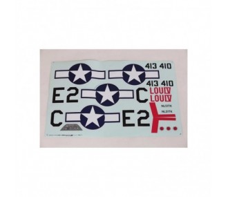 Decal Set: P-51D 1.5m E-FLITE