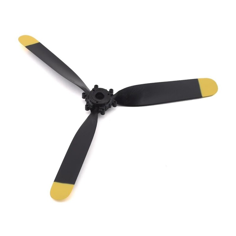 Three-blade propeller: 9 x 7.5 E-FLITE