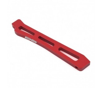 ARRMA Soporte Chasis Delantero Central Aluminio 98mm Rojo - ARA320564