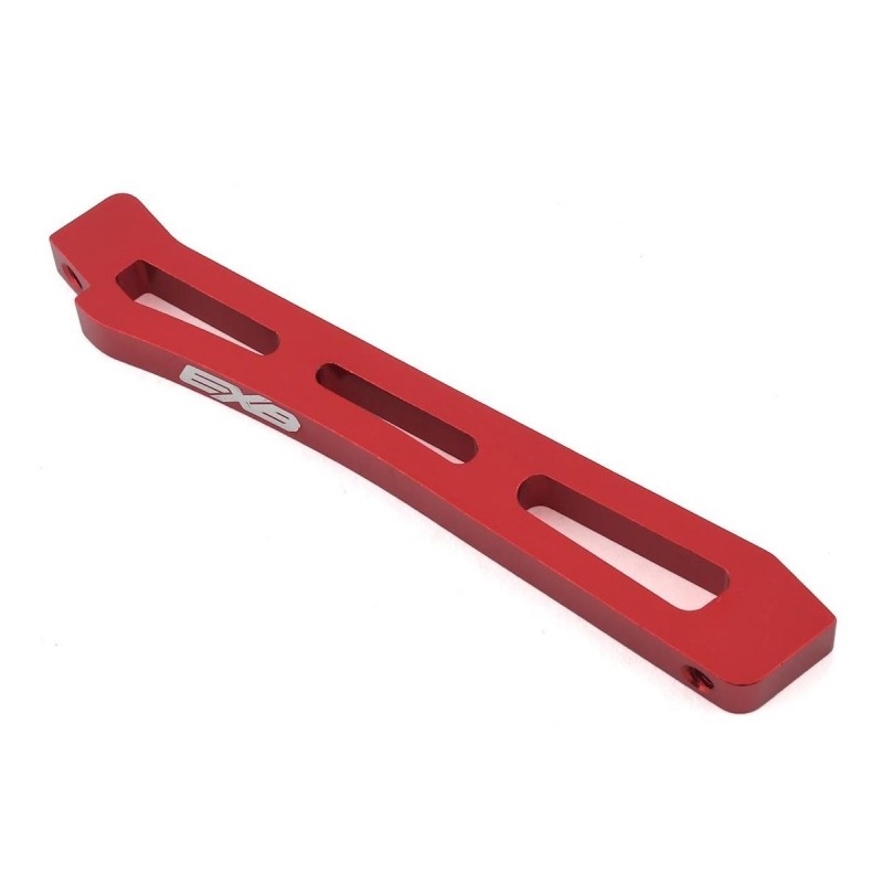 ARRMA Soporte Chasis Delantero Central Aluminio 98mm Rojo - ARA320564