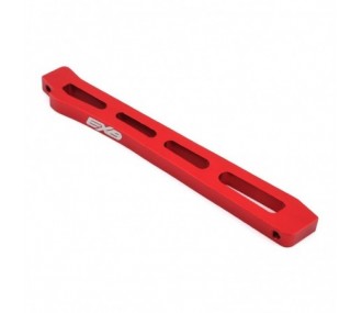 ARRMA Soporte Chasis Delantero Central Aluminio 118mm Rojo - ARA320565